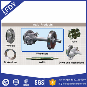 CUSTOMIZED RAIL CART WHEELS AND AXLES FACTORY
